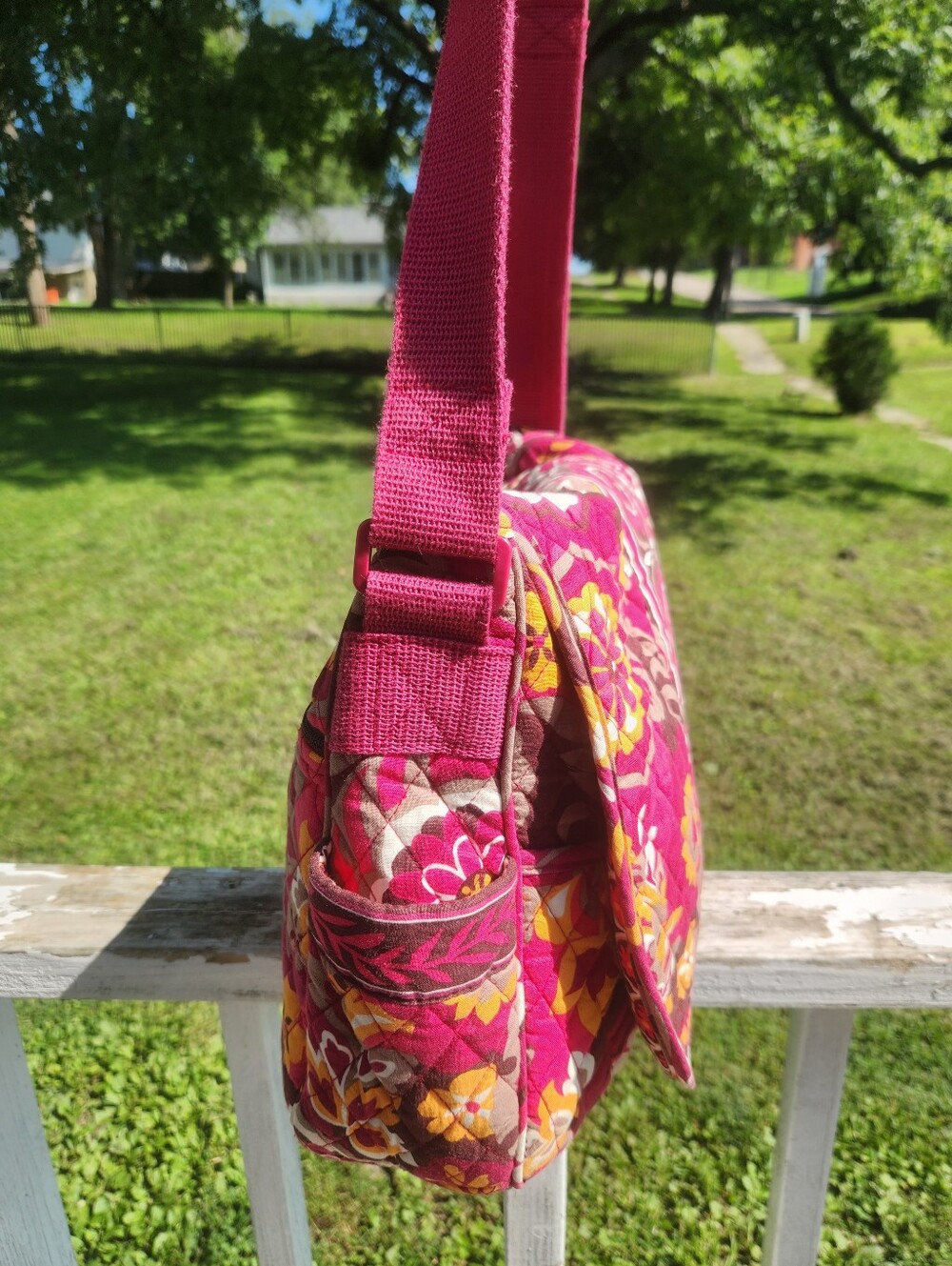 Vera Bradley Carnaby Little Betsey Quilted shoulder bag EUC - Picture 7 of 12